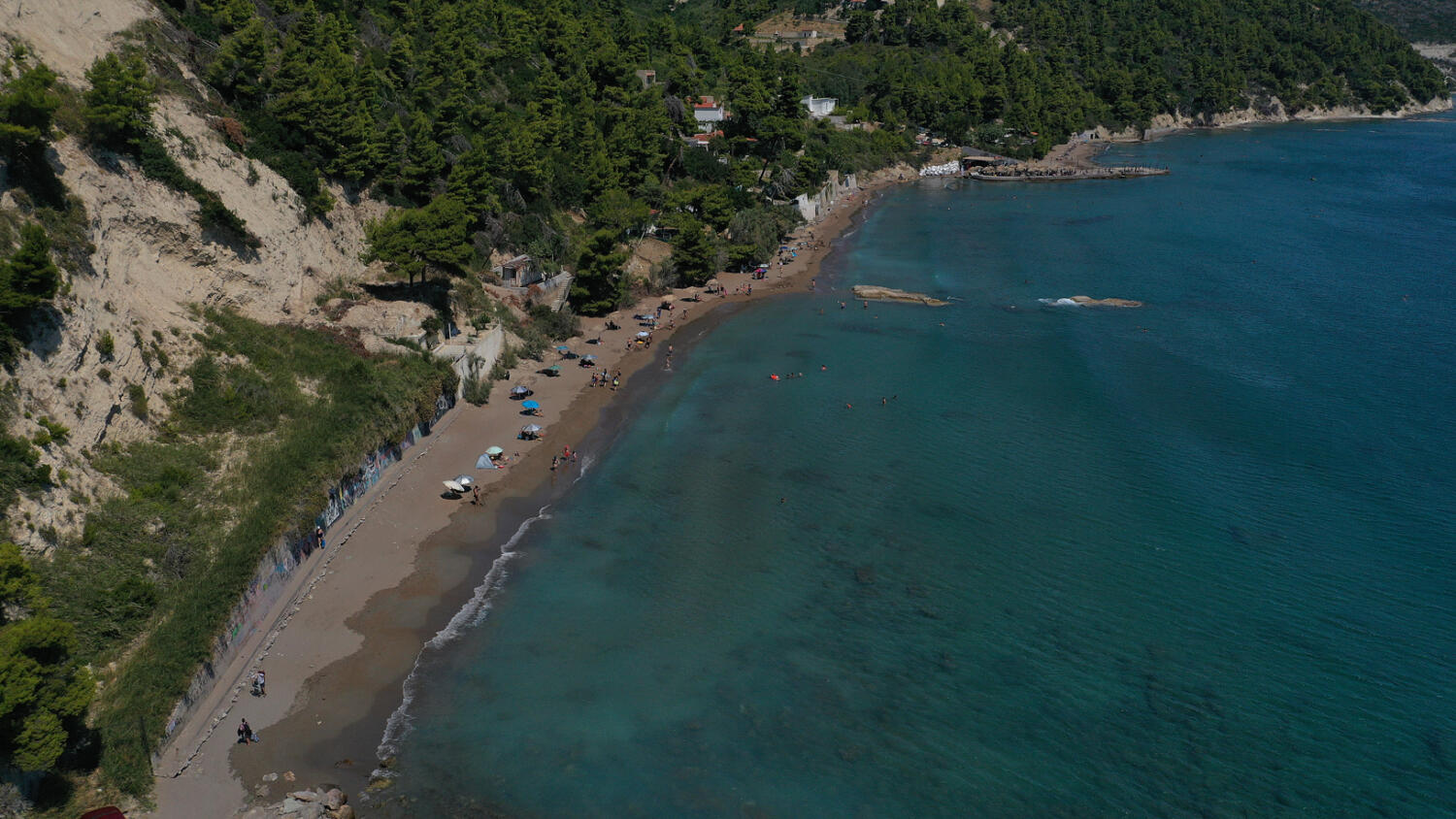 Παραλία Σουτσίνι, Κύμη. Φωτογραφία: ©Βασίλης Συκάς, για τον Δήμο Κύμης-Αλιβερίου