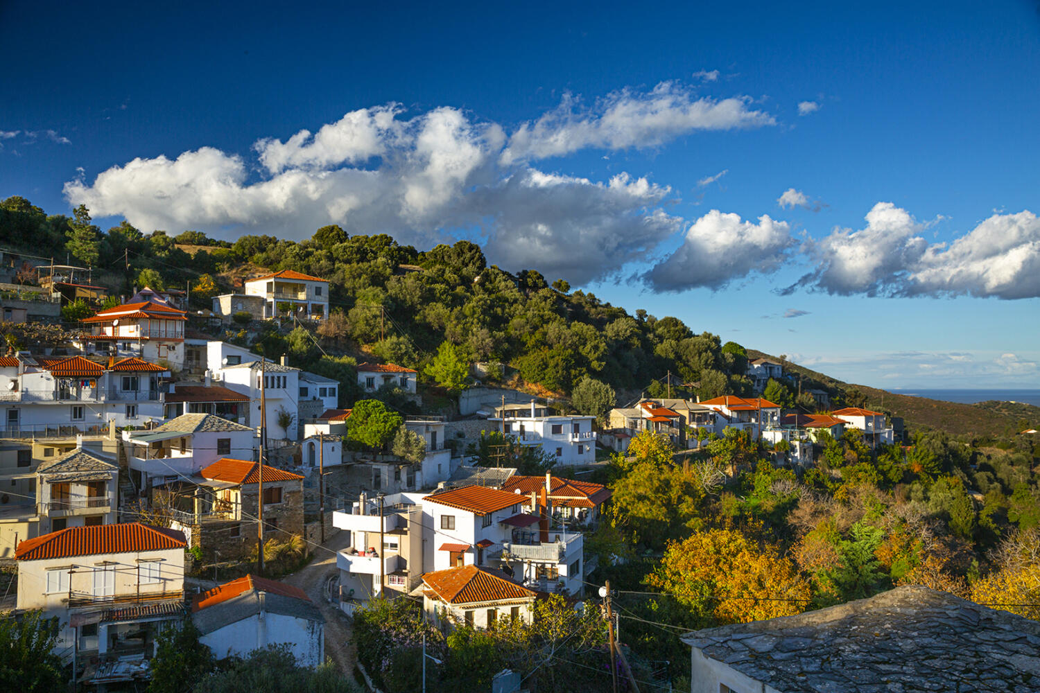 Χωριό Πετριές. Φωτογραφία: ©Βασίλης Συκάς, για τον Δήμο Κύμης-Αλιβερίου