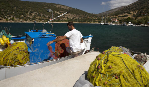 Αλιευτικό καταφύγιο, χωριό Πόρτο Μπούφαλο. Φωτογραφία: ©Βασίλης Συκάς, για τον Δήμο Κύμης-Αλιβερίου